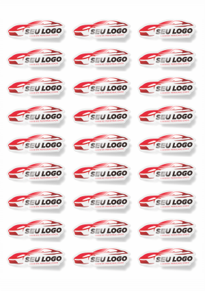 ETIQUETAS ADESIVO VINIL FOLHA Adesivo Vinil a prova d água FOLHA A3 4x0 Impressão a laser MEIO CORTE AUTOMÁTICO 